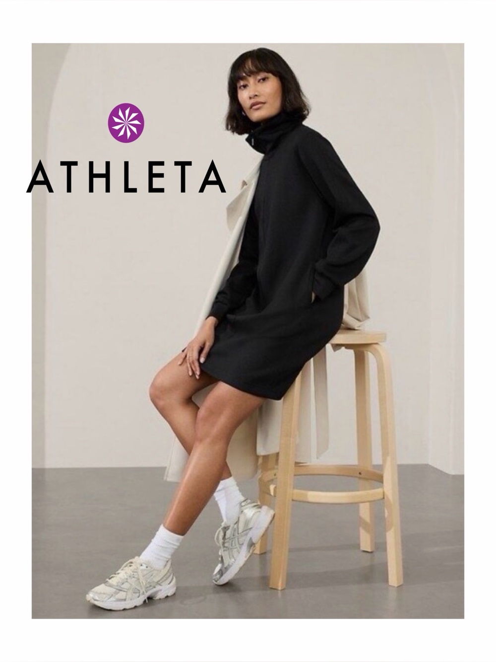 🆕 NWT Athleta Allure Dress in Black
